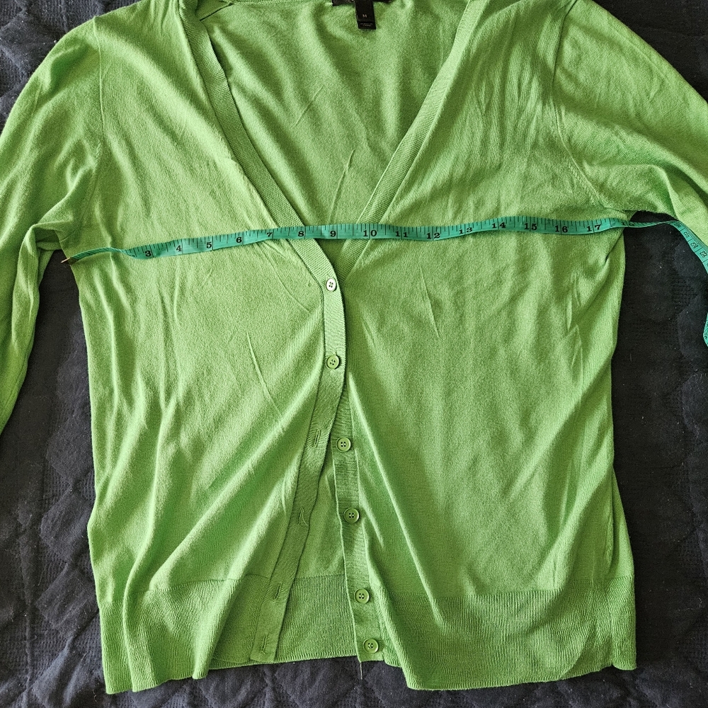 J. Crew Green Cardigan